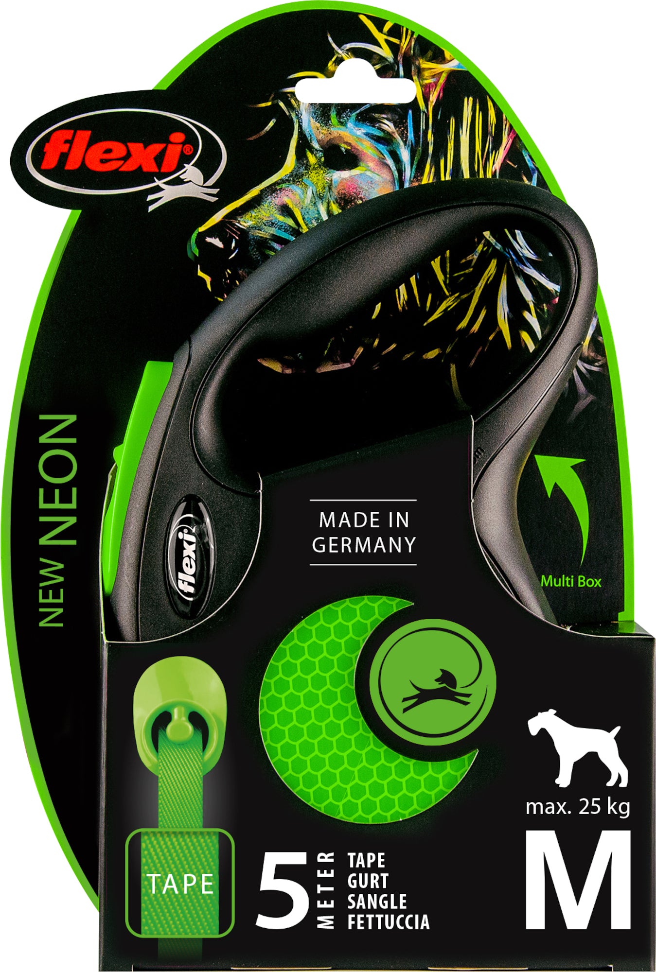 Flexi Roll-Leine New Neon – Sicher unterwegs mit maximaler Sichtbarkeit