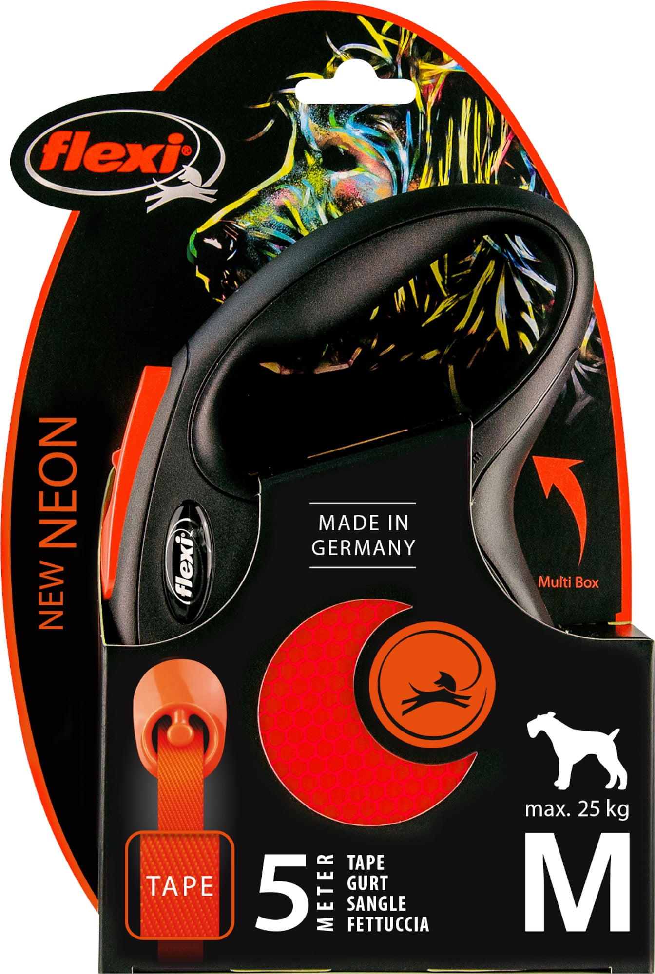 Flexi Roll-Leine New Neon – Sicher unterwegs mit maximaler Sichtbarkeit