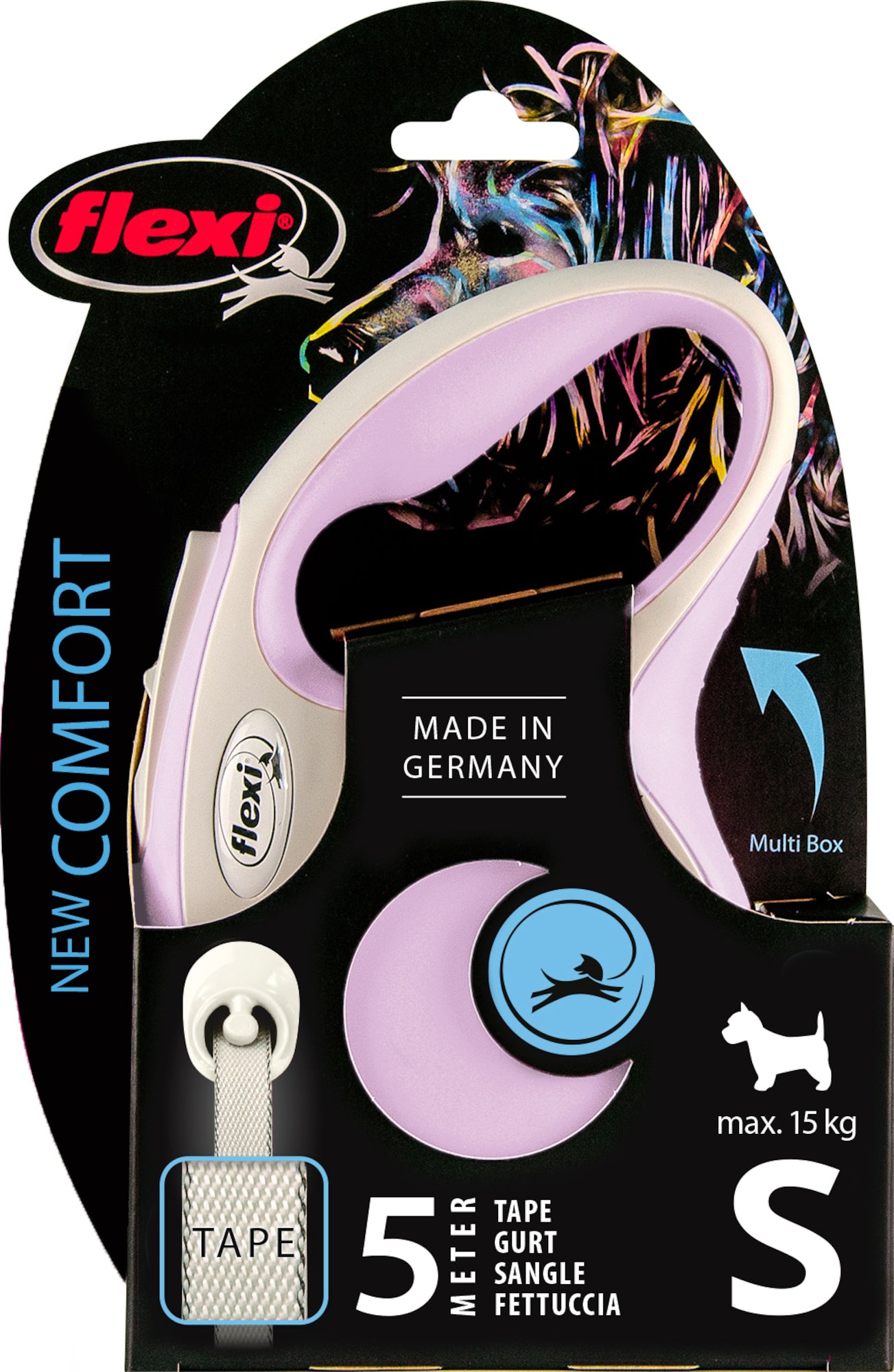 Flexi Roll-Leine New Comfort – Ergonomisches Design für angenehme Spaziergänge