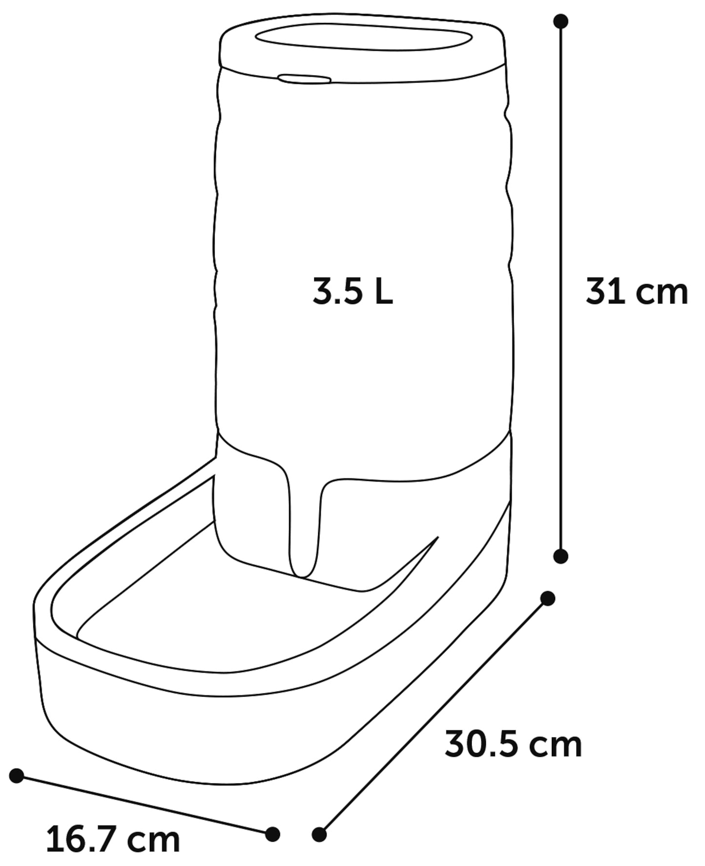 Wasserspender Fred – Frisches Wasser für Ihr Haustier, jederzeit!
