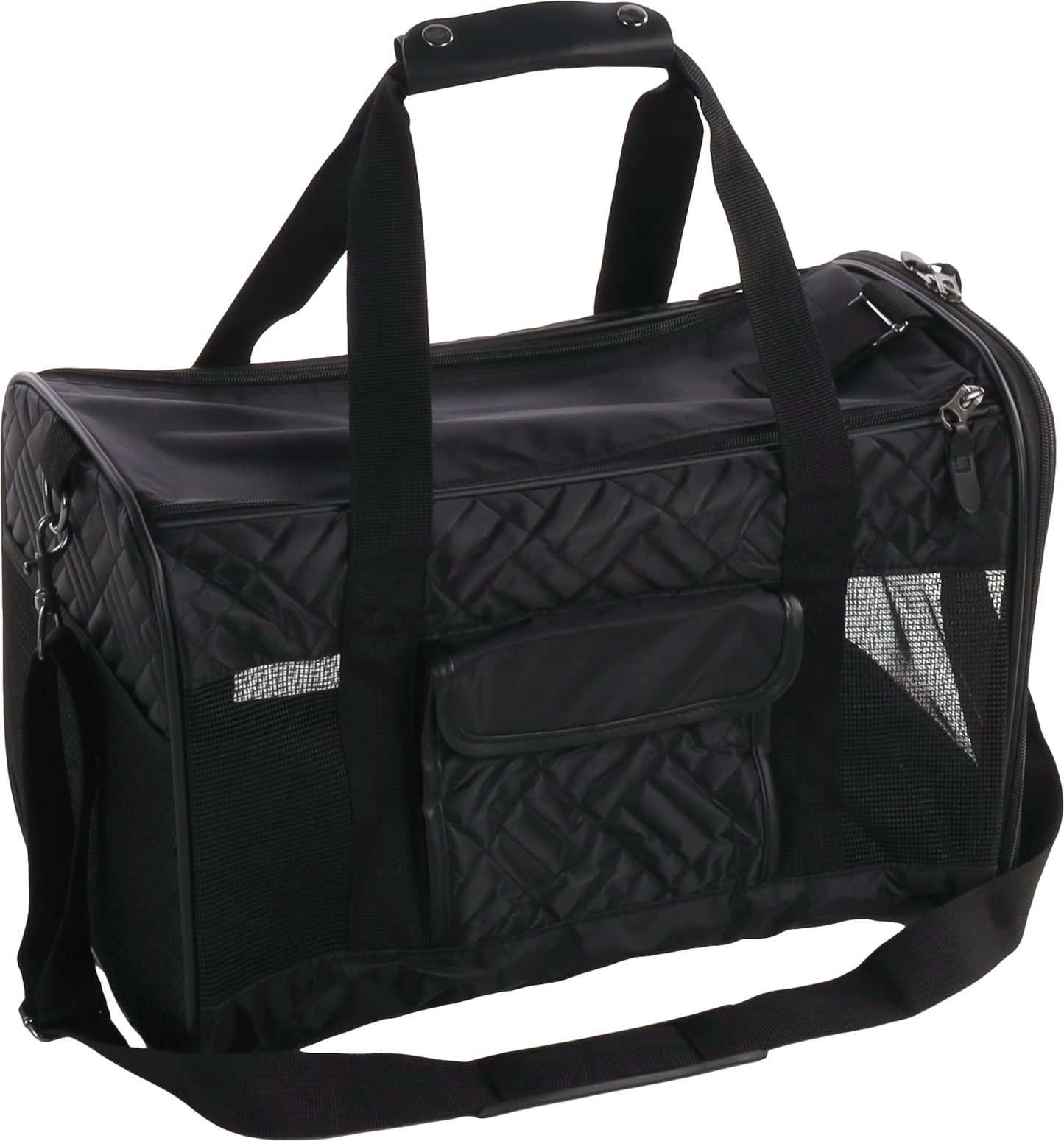 Jasmine Tragetasche Schwarz – Komfort & Sicherheit für unterwegs!