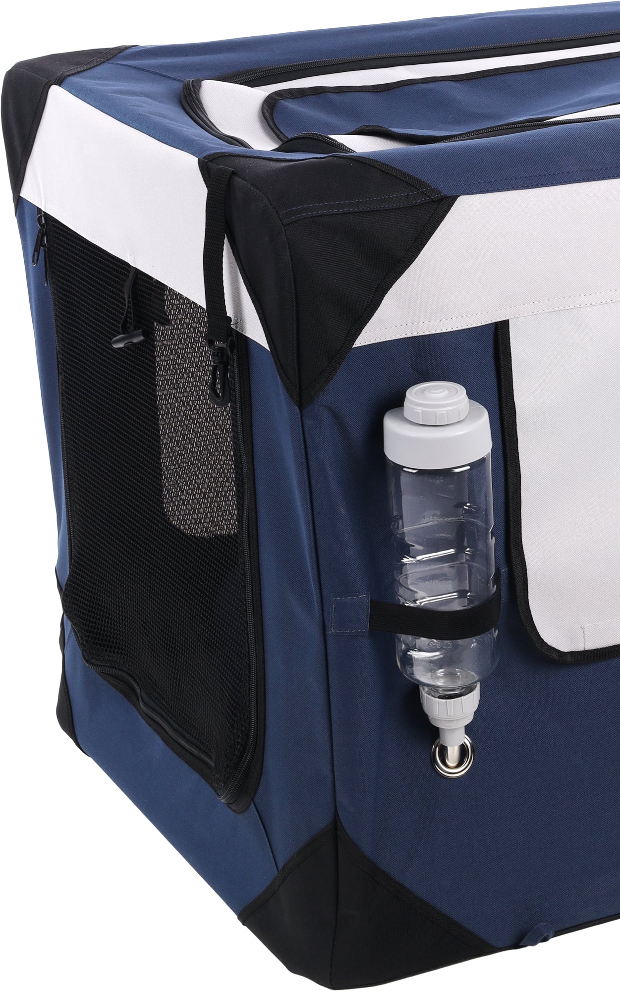 Transportkiste Geronimo Blau – Leicht, Faltbar & Bequem für Ihren Vierbeiner!