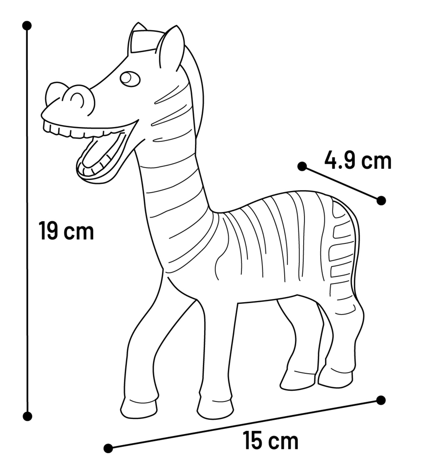 Zany das Zebra – Das perfekte Spielzeug für Ihren Vierbeiner!