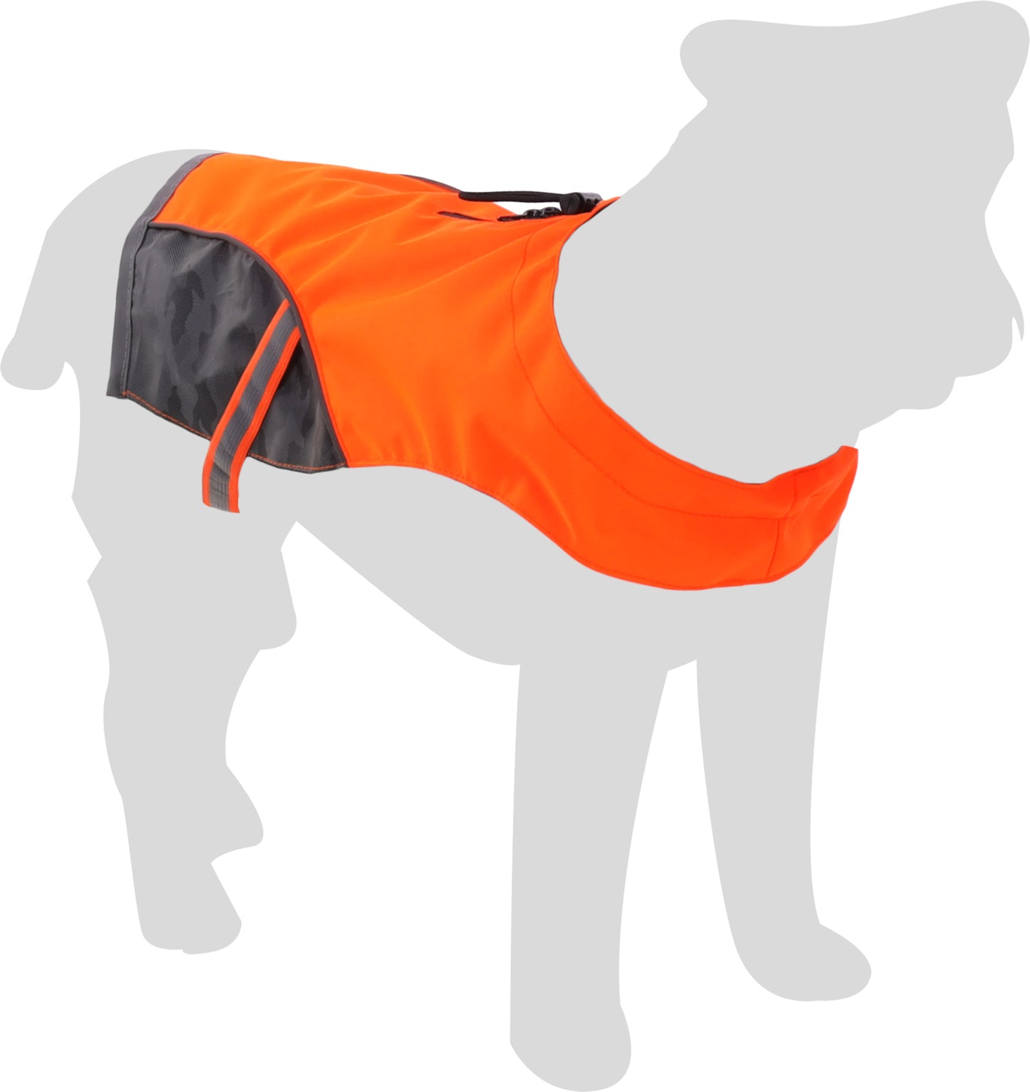 Sicherheitsweste Fizz – Orange & Grau