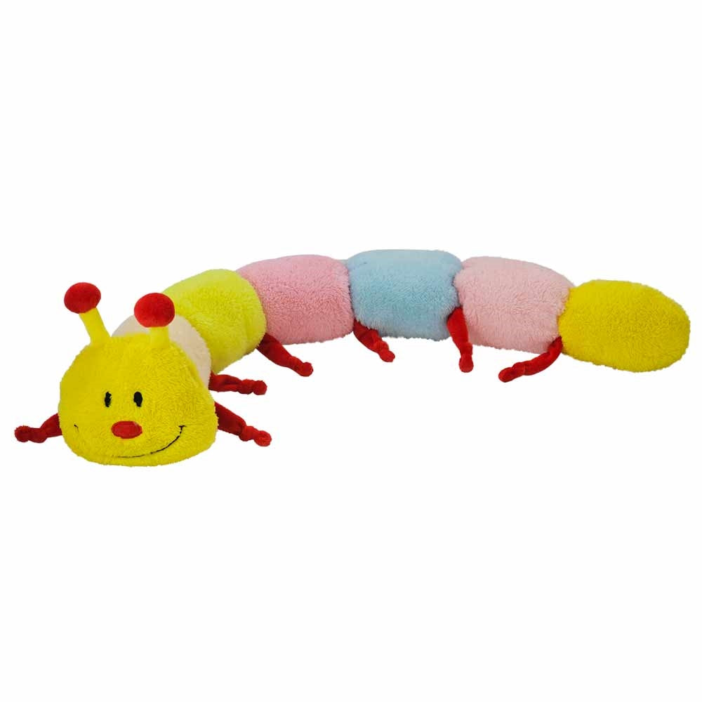 Plüsch Raupe – Extra langer Spielspaß mit sechs Quietschern!