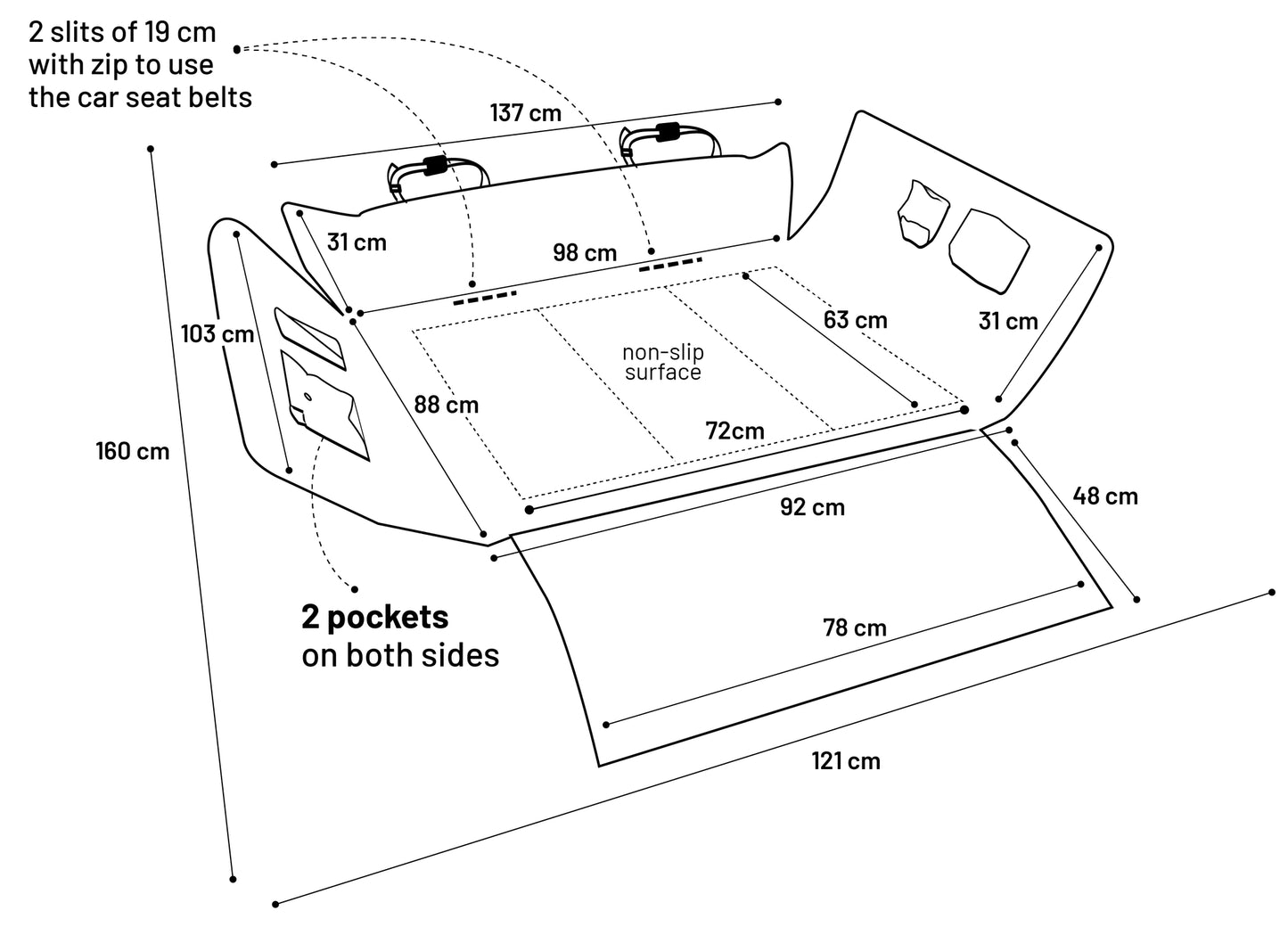 Aiko Autoschondecke – Optimaler Schutz für Ihren Kofferraum!