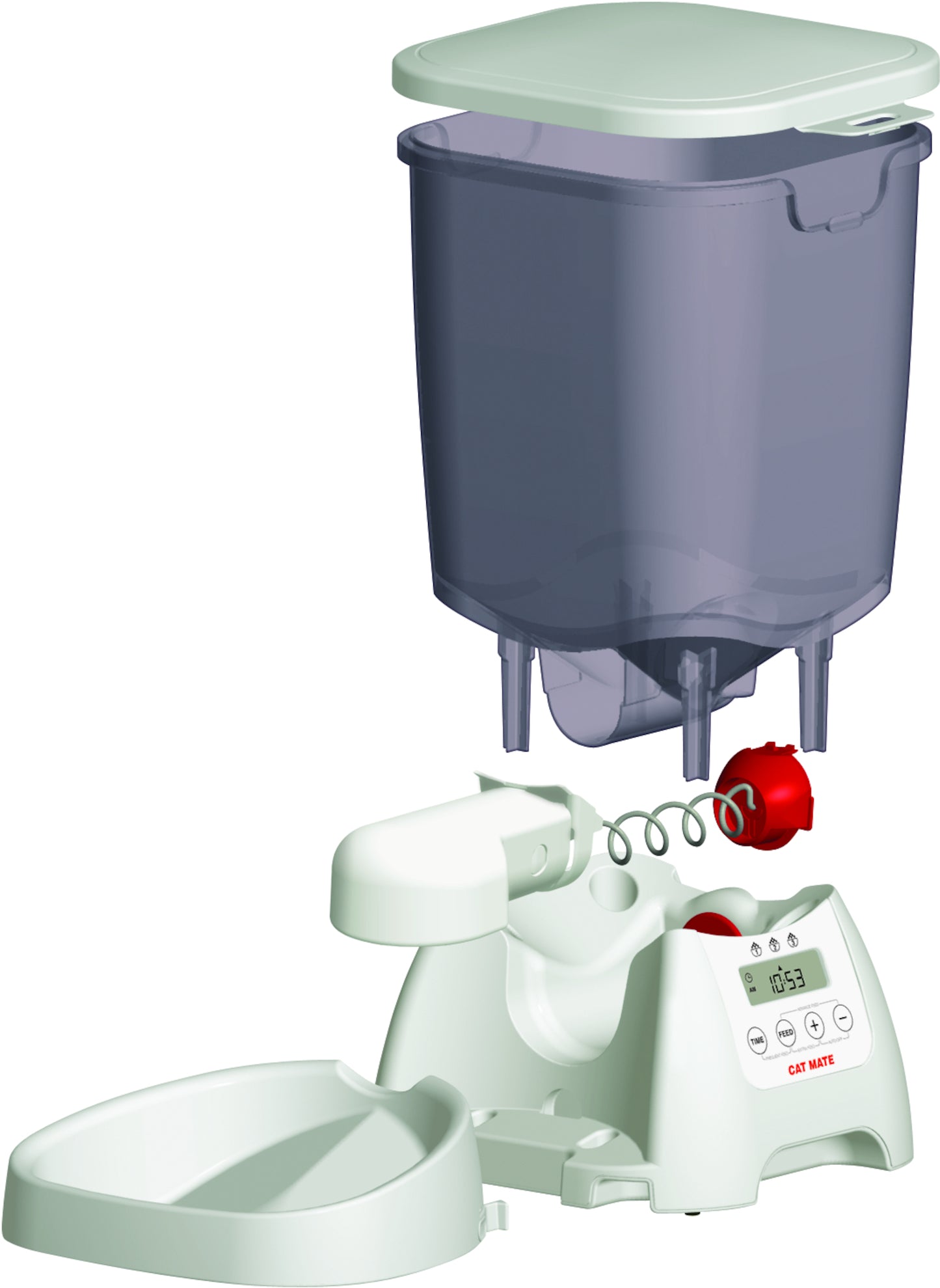 3 Kg Catmate Futterautomat – Perfekte Fütterung, auch wenn Sie nicht zu Hause sind!