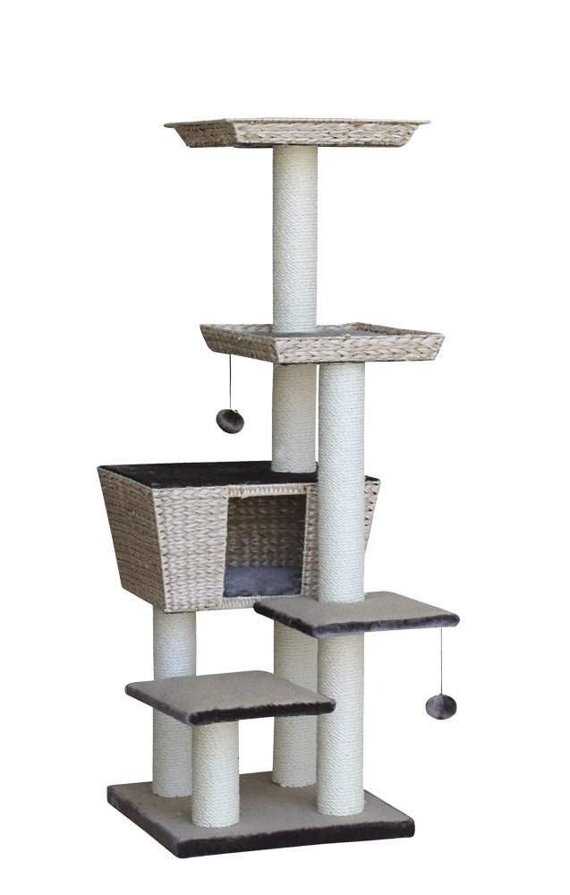 Kratzbaum „Motega“ – Eleganter Kletter- und Rückzugsort für Ihre Katze