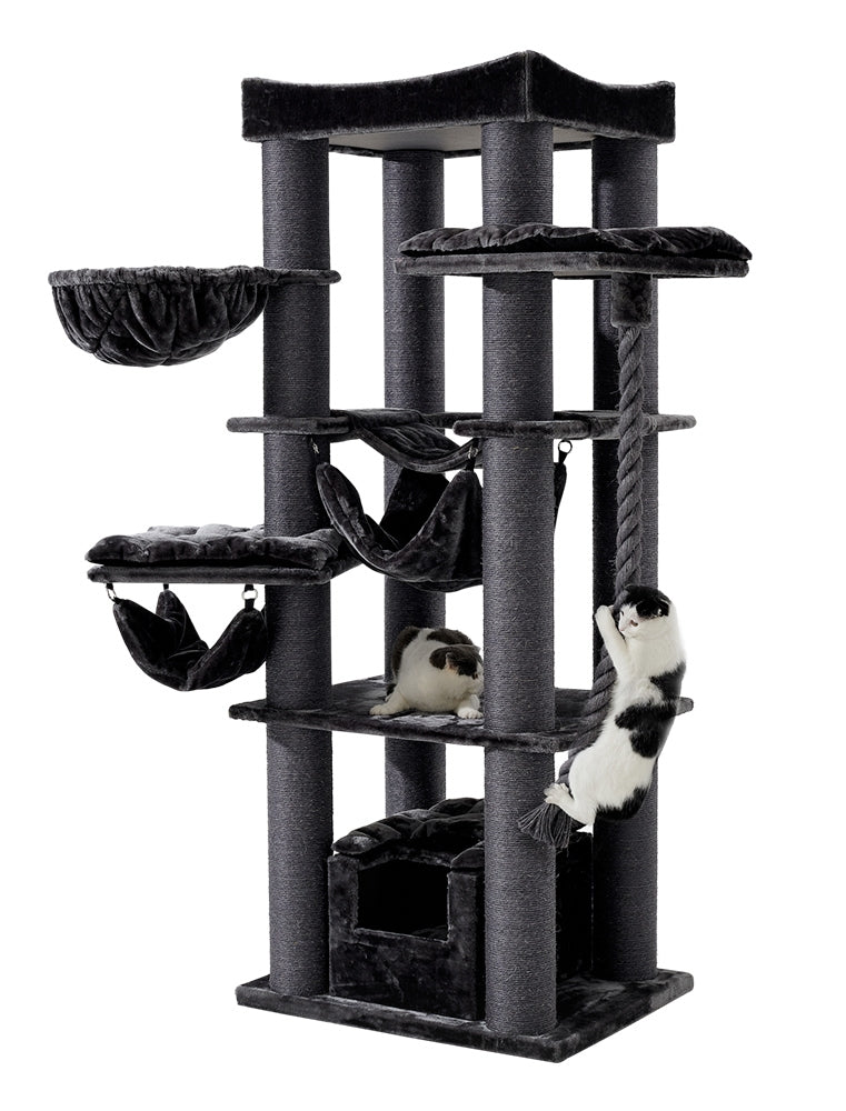 Kratzbaum „Rubi“ – Das XXL-Abenteuerparadies für große Katzen