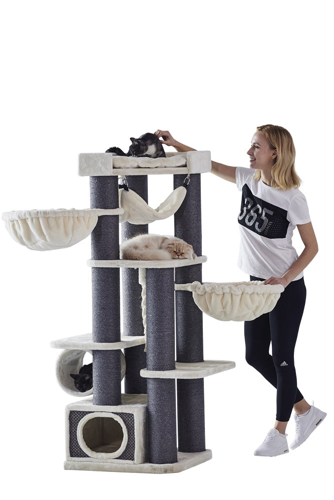 Kratzbaum „Chilo“ – Perfekt für große & schwere Katzen