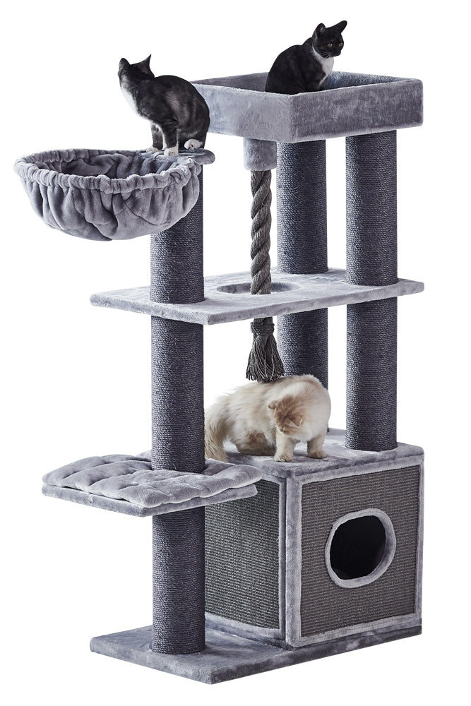 Kratzbaum „Yanko“ – Perfekte Wohlfühloase für große Katzen