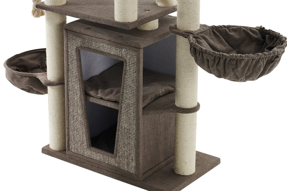 Kratzbaum „Hital“ – Luxuriöser Spiel- und Rückzugsort für Ihre Katze