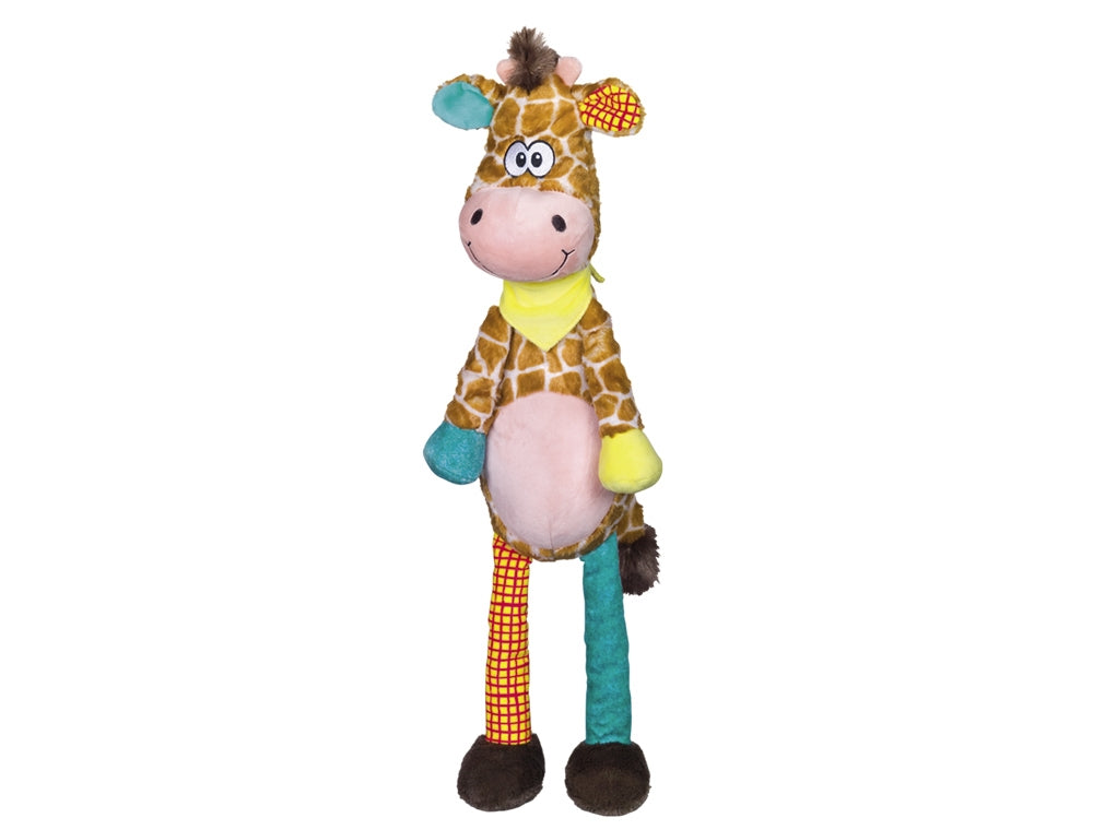 Plüsch-Giraffe – Bunter Spielspaß mit Quietscher