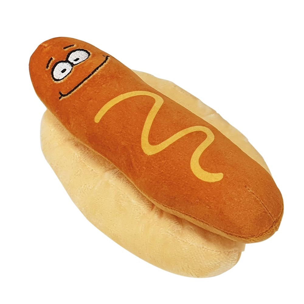 Plüschspielzeug „Happy Food“ Hot Dog – Spielspaß mit Knister- & Quietscheffekt