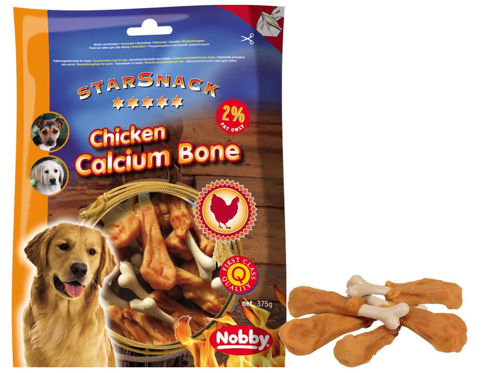 StarSnack BBQ Chicken Calcium Bone – Der knusprige Knochen mit Extra-Kraft