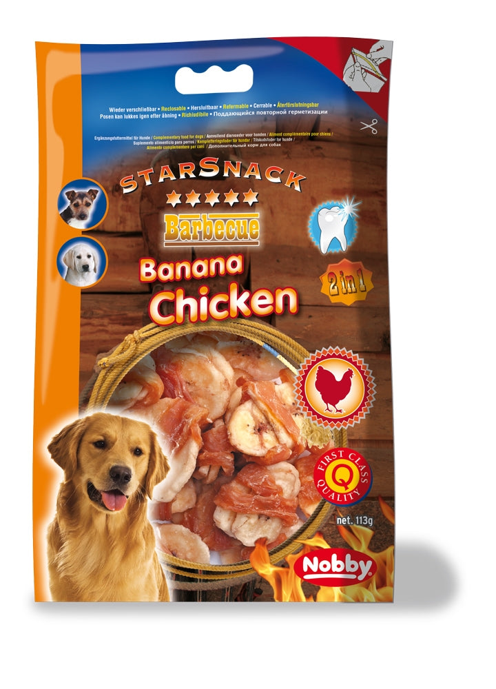 StarSnack Banana Chicken – Der fruchtig-fleischige Kausnack