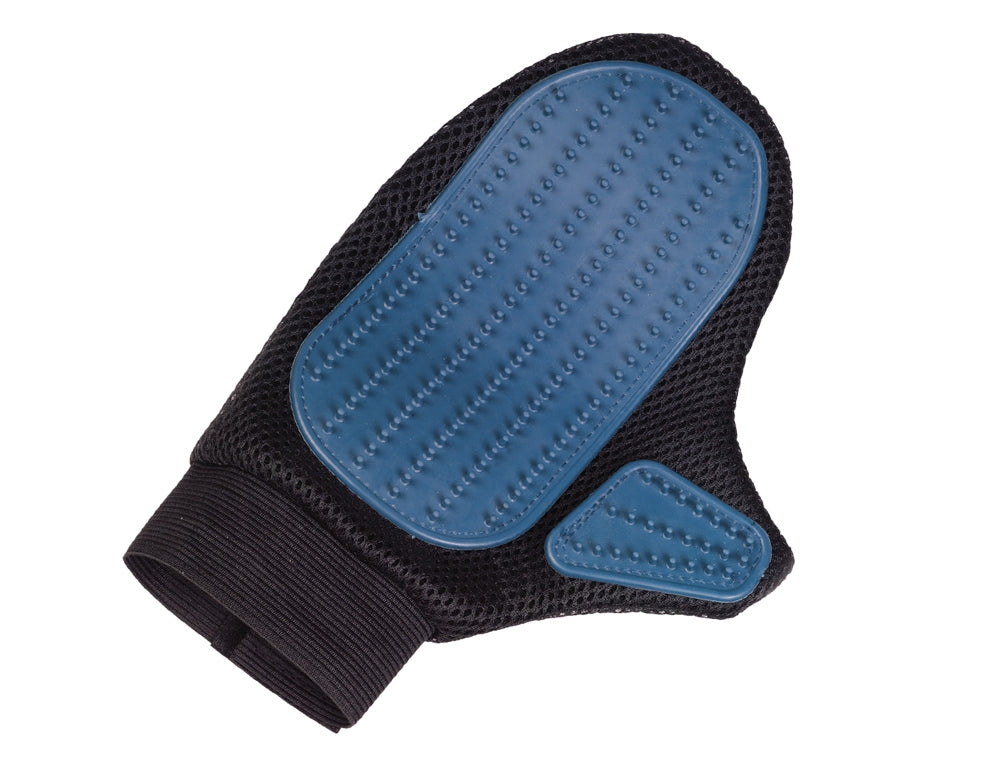 Pflegehandschuh mit Gummi- & Meshseite – Sanfte Fellpflege & Massage in einem