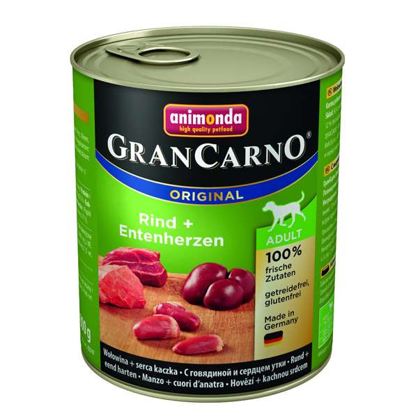 Animonda GranCarno Original ADULT – Rind, Pute & Ente