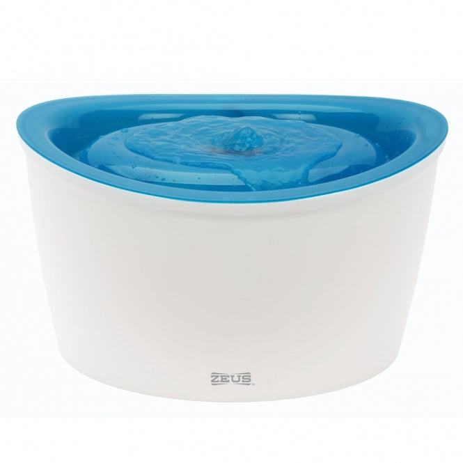 ZEUS H2EAU Trinkbrunnen 6L – Hellblau – Maximale Frische für große und kleine Durstlöscher