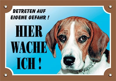 Warntafel V1 Beagle
