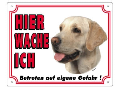 Warntafel V2 Labrador