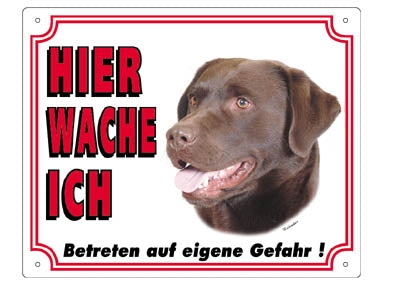 Warntafel V2 Labrador