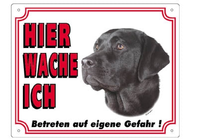 Warntafel V2 Labrador
