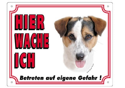Warntafel V2 Jack Russel Terrier
