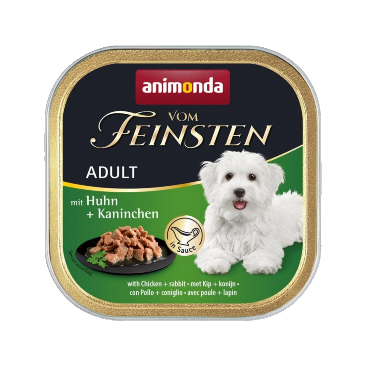 Animonda Vom Feinsten Adult – Huhn & Kaninchen in delikater Sauce