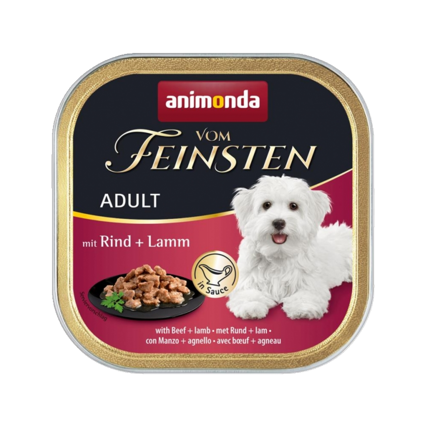 Animonda Vom Feinsten Adult – Rind, Lamm & Huhn in delikater Sauce