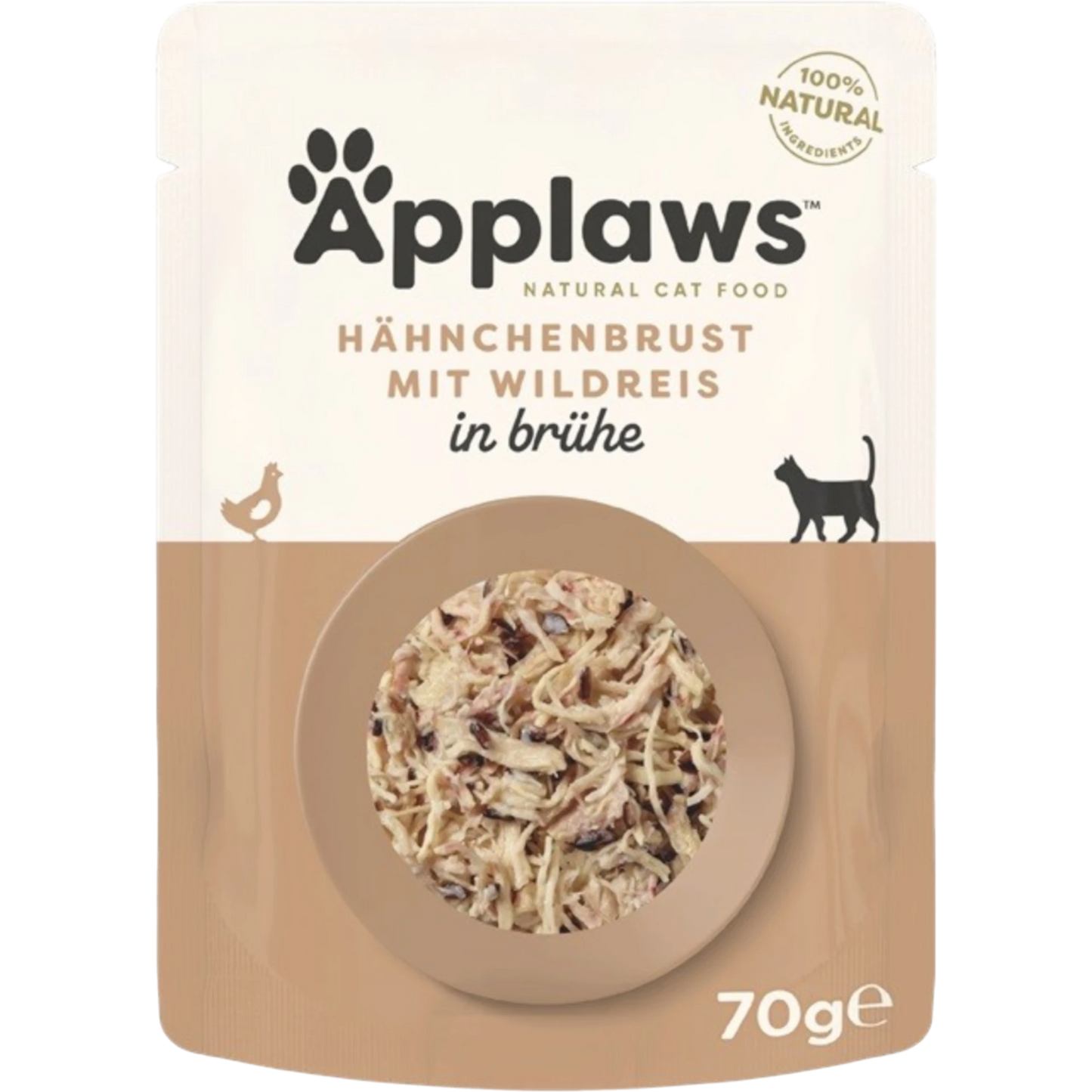 Applaws Cat Hühnerbrust & Wildreis – Glutenfreies Nassfutter für Katzen