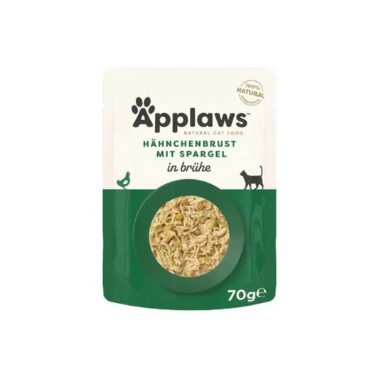 Applaws Cat Nassfutter Hühnchenbrust & Spargel – Premium Ergänzungsfutter für Katzen
