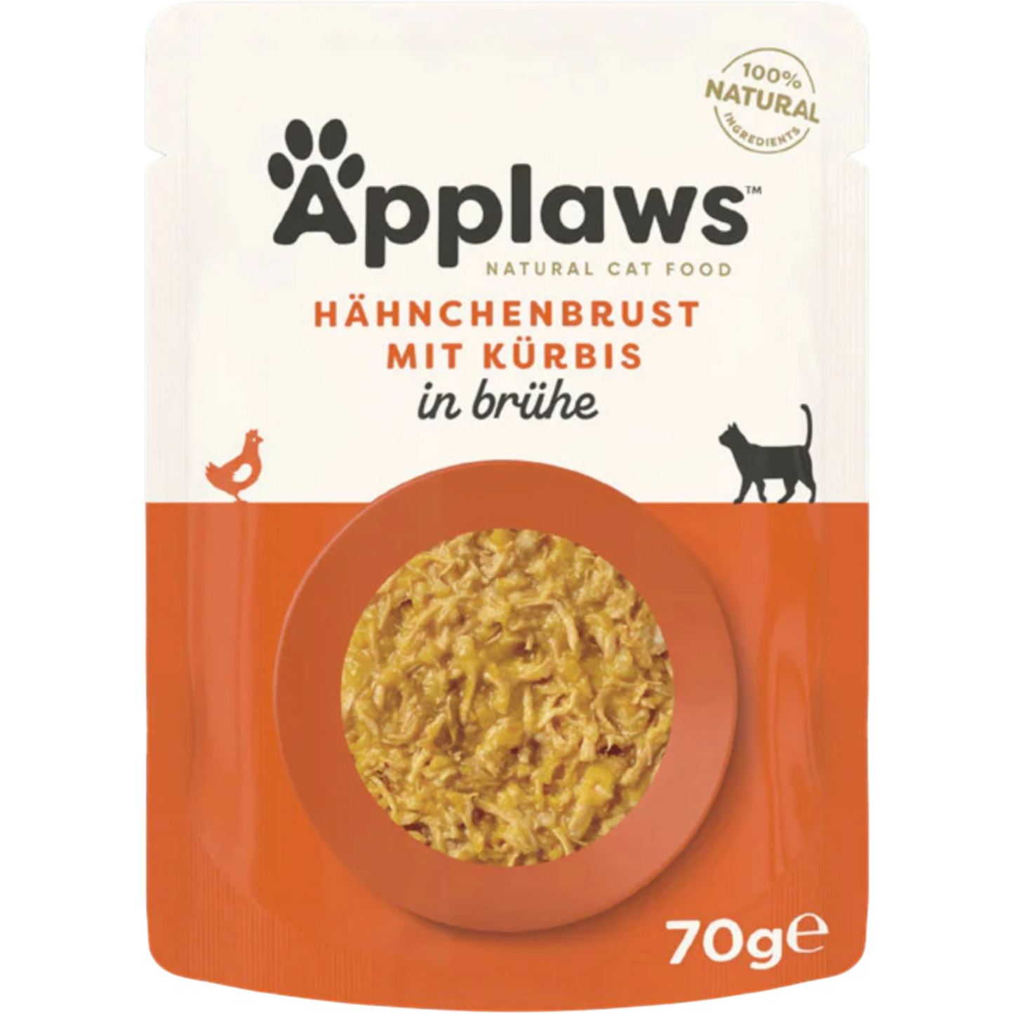 Applaws Cat Huhn & Kürbis – natürliche Frische im Beutel