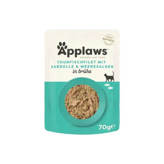 Applaws Cat Thunfischfilet & ganze Sardellen – Meeresvielfalt für Deine Katze