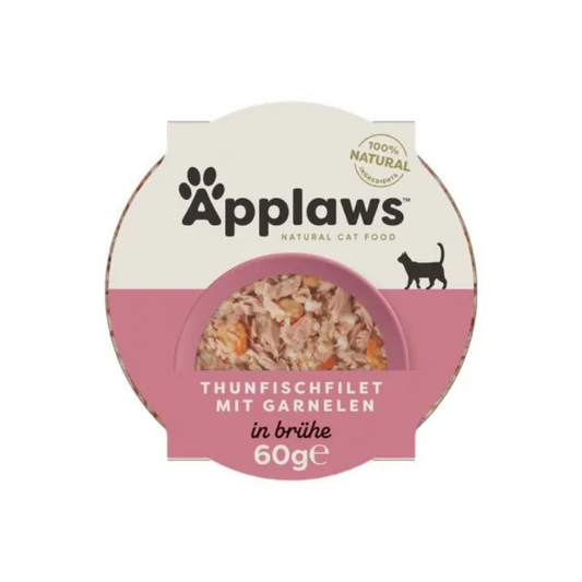 Applaws Thunfischfilets & Garnelen – Premium-Nassfutter für echte Feinschmecker