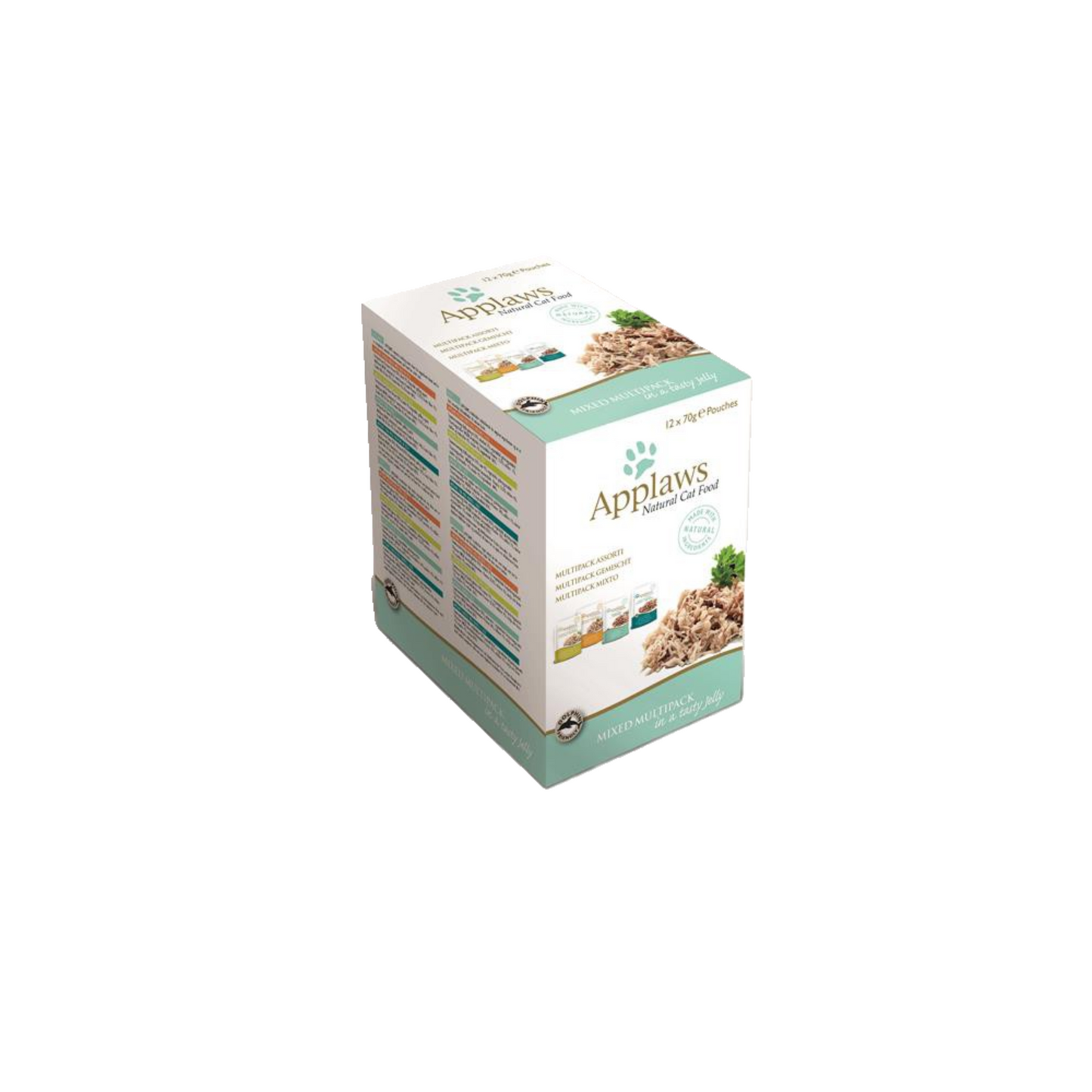 Applaws Natural Cat Food – Multi-Mix in zarter Jelly (12×70 g)