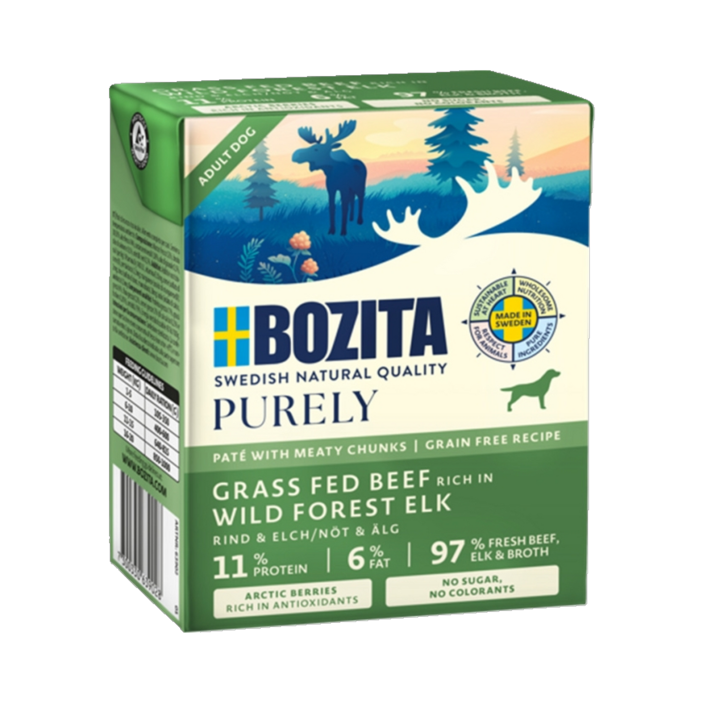 Bozita Dog Tetra - Purely Pate mit Rind & Elch