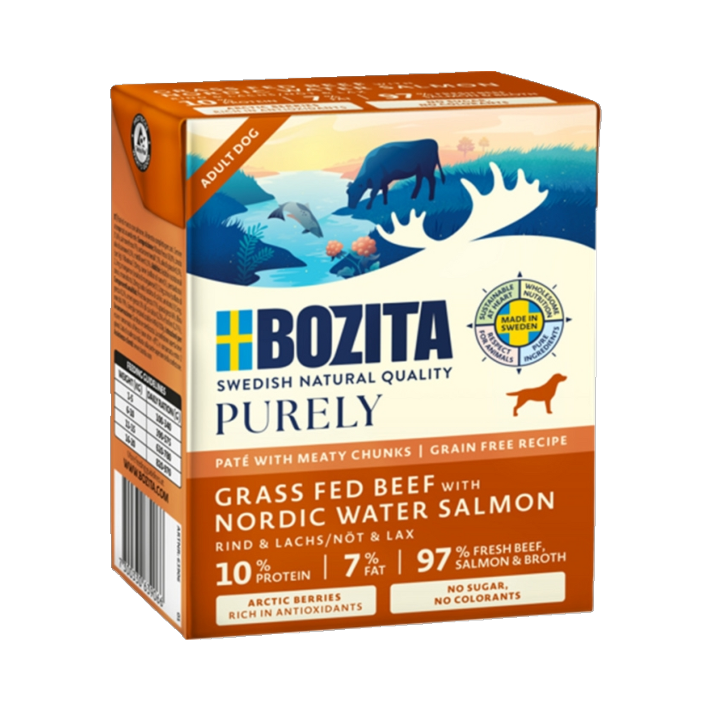Bozita Dog Tetra - Purely Pate mit Rind & Lachs