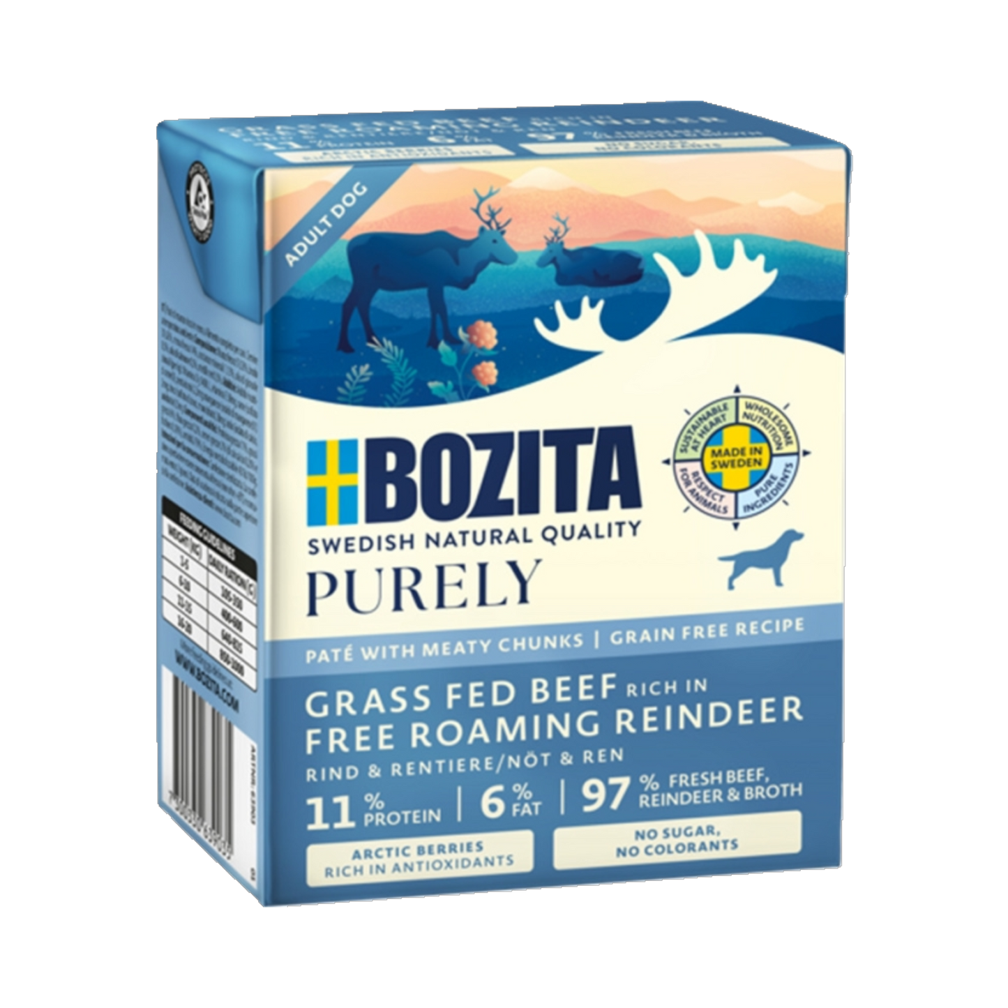 Bozita Dog Tetra - Purely Pate mit Rind & Rentier