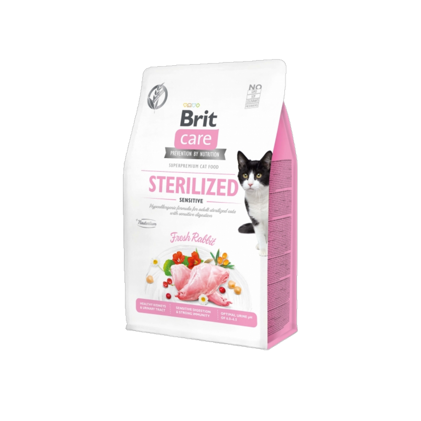 Brit Care Cat - Für sterilisierte, nahrungssensible Katzen - mit frischem Kaninchen