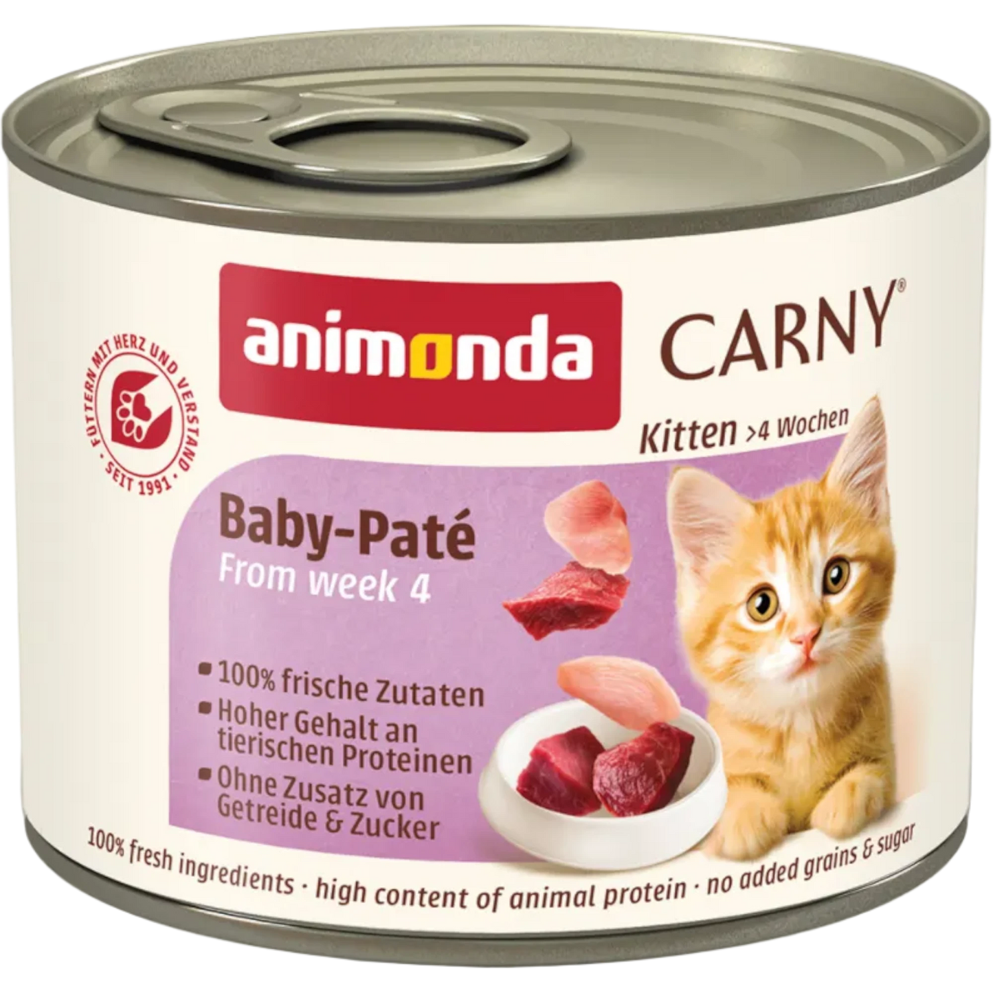 Carny Kitten Baby-Paté – optimaler Einstieg in die feste Nahrung