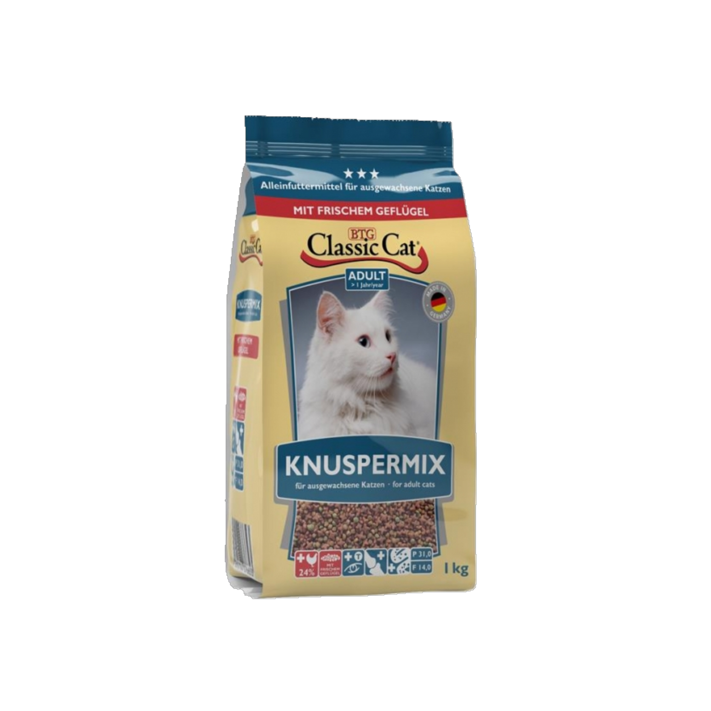 Classic Cat Knuspermix mit frischem Geflügel