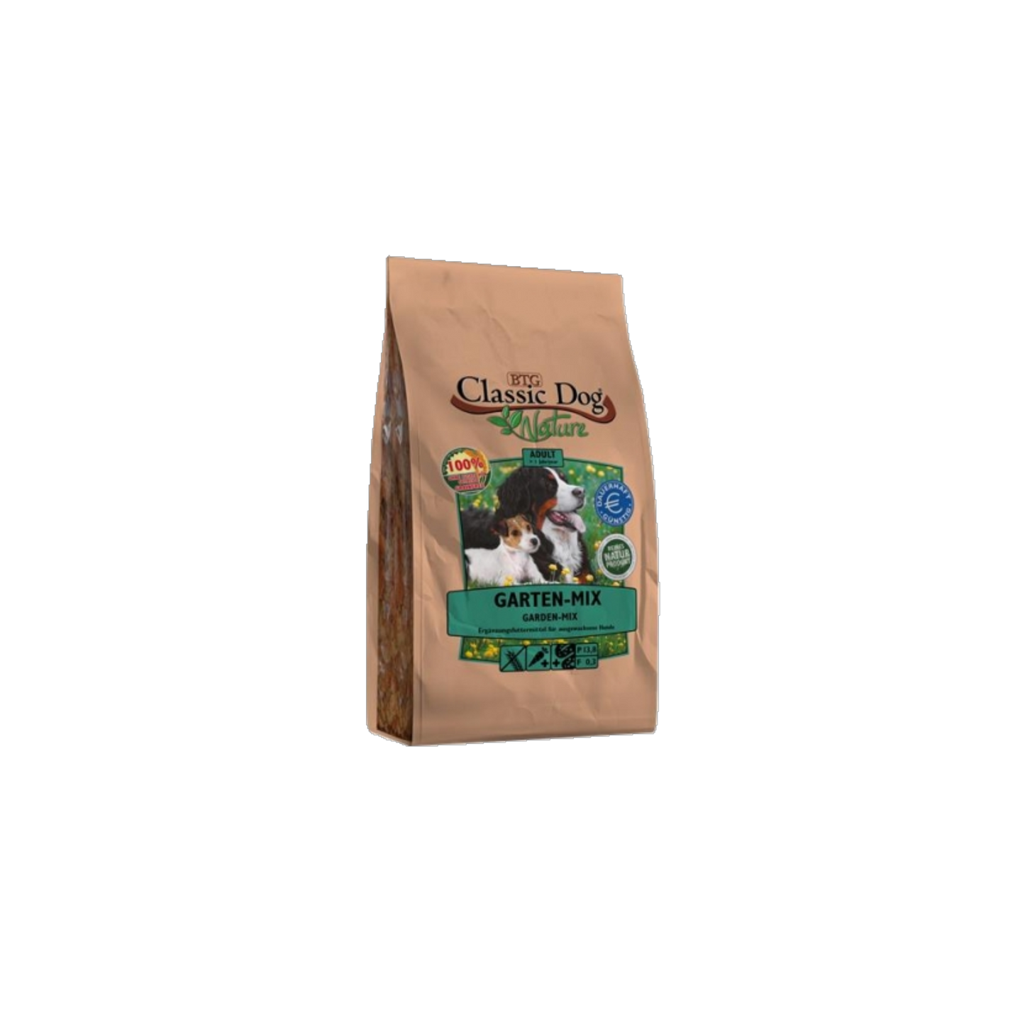 Classic Dog Nature Garten-Mix – pflanzliche Futterergänzung für Hunde