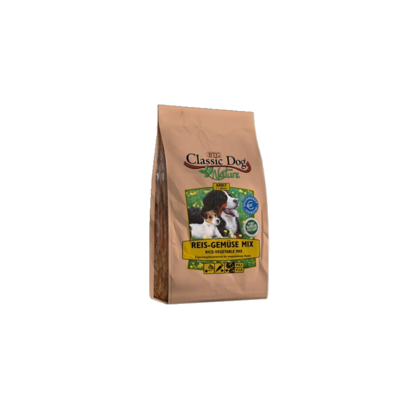 Classic Dog Nature Reis-Gemüse Mix – Ergänzungsfutter zur Mischfütterung