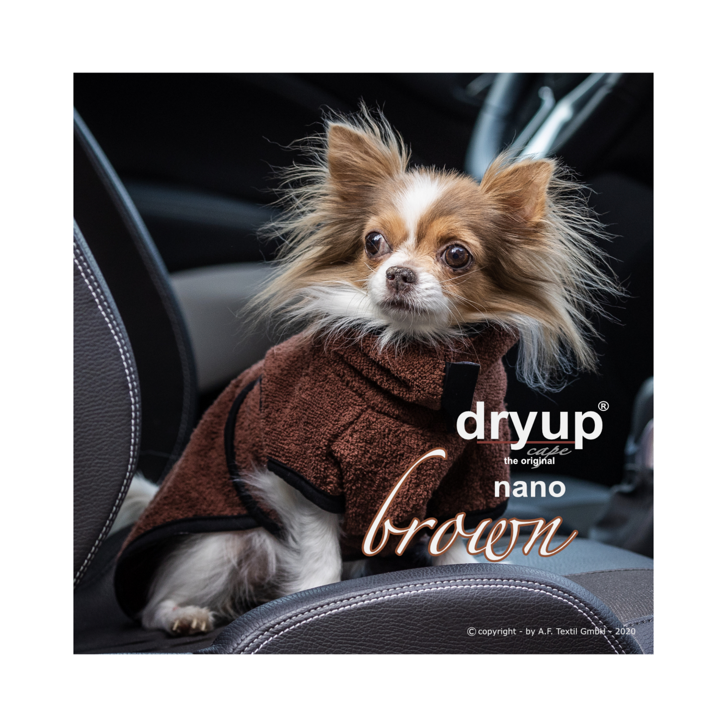 DRYUP CAPE Nano – Hundebademantel für die Kleinsten