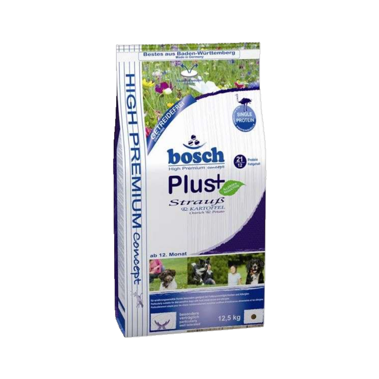 bosch PLUS+ - Strauß & Kartoffel – Für Hunde mit Anspruch