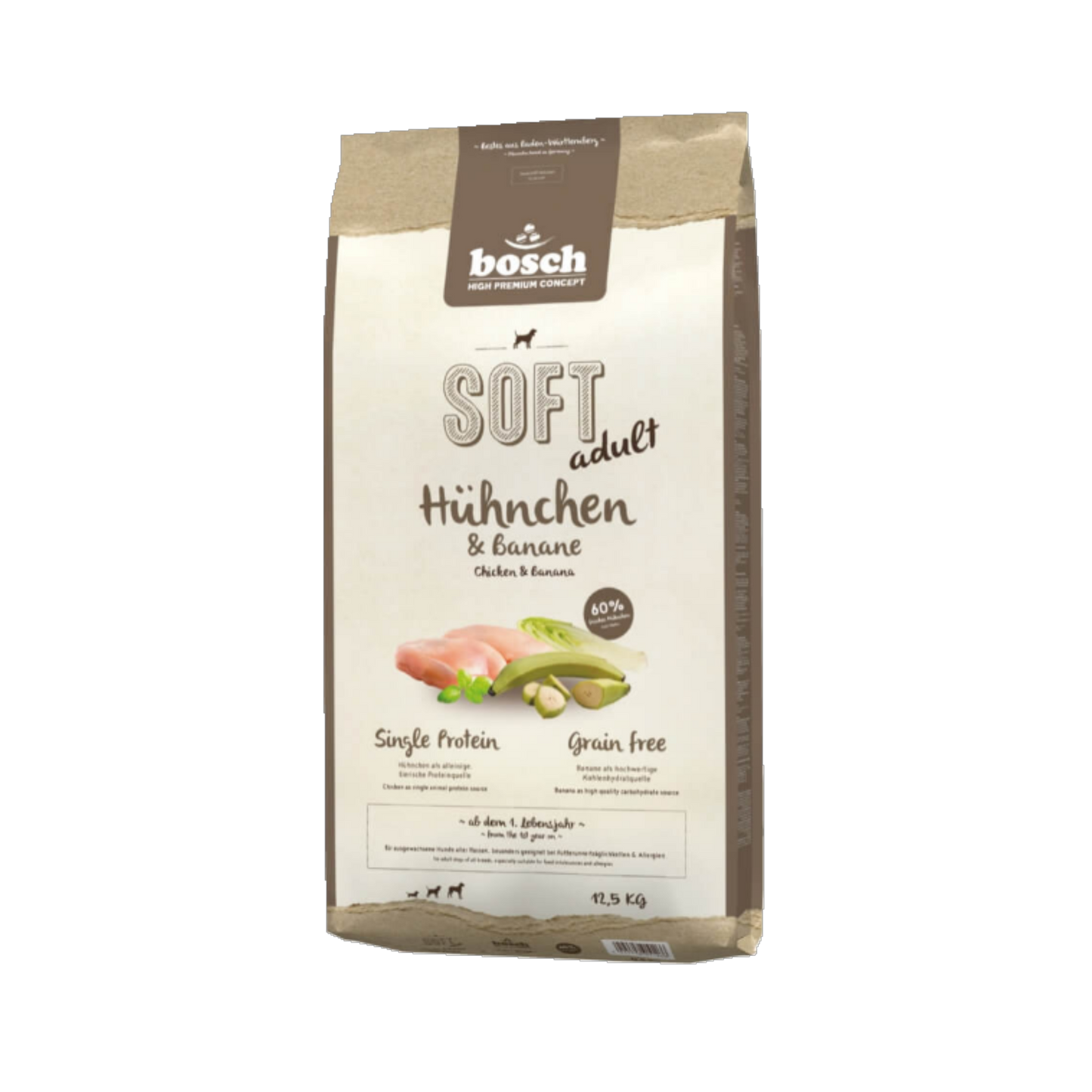 bosch SOFT+ - Hühnchen & Banane – Für Feinschmecker mit sensibler Verdauung