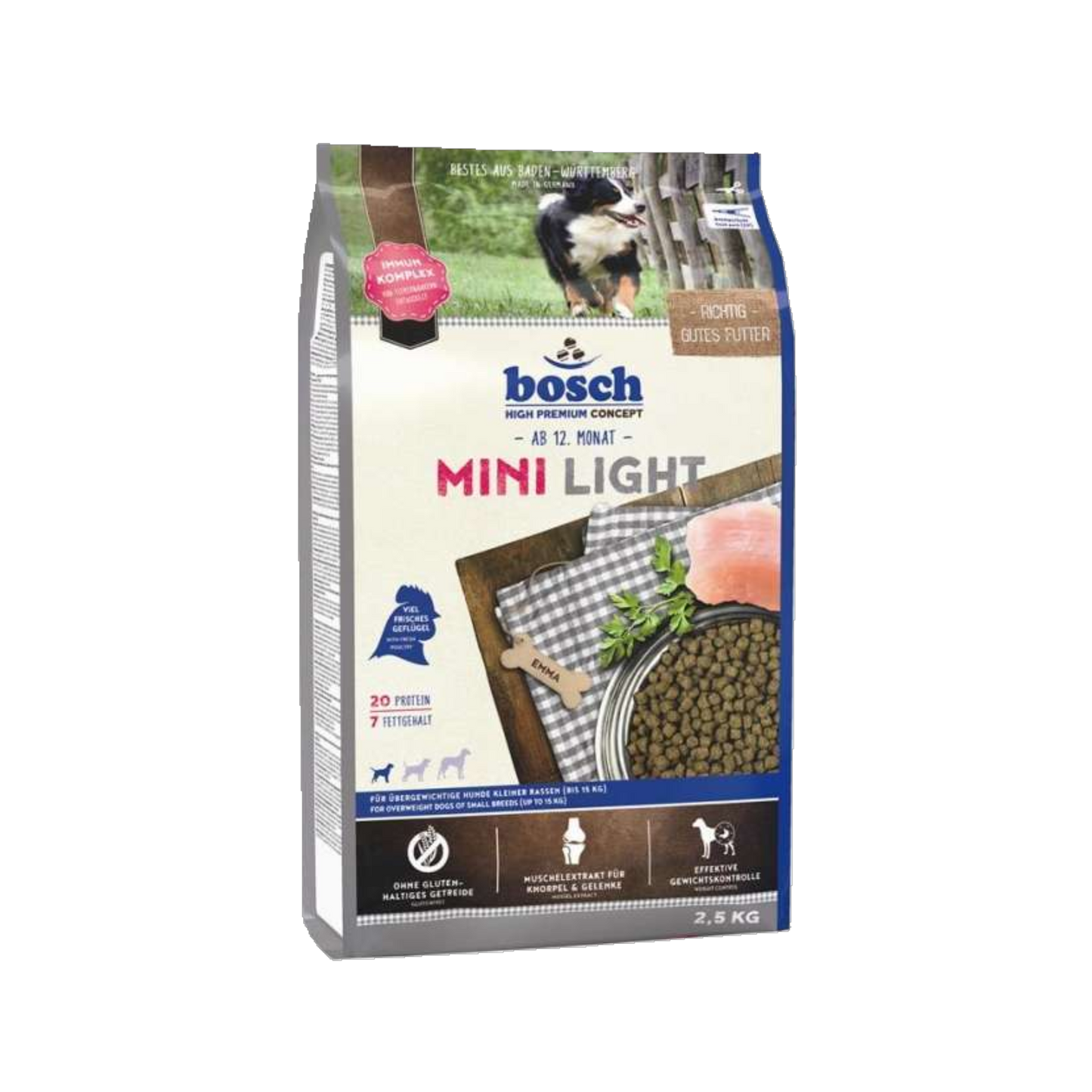 bosch Mini Light – Für kleine Hunde mit großem Appetit und schlanker Linie