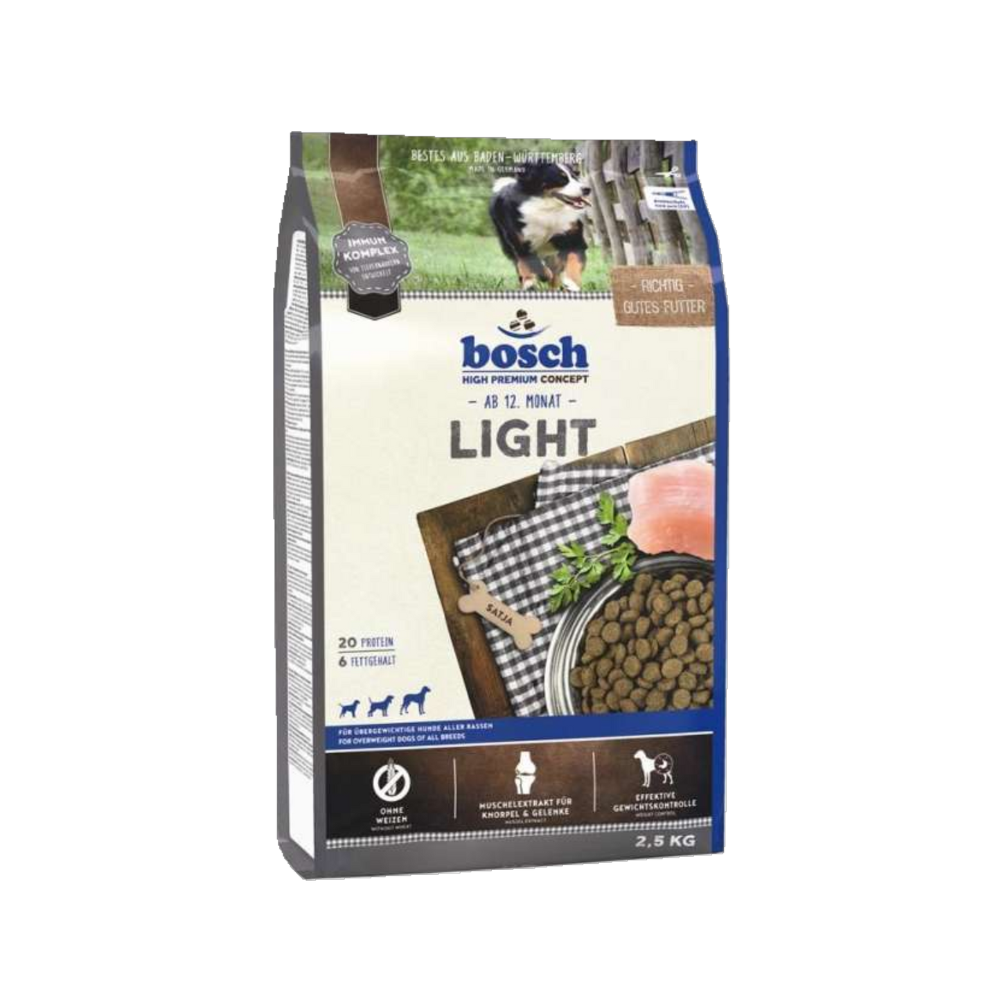 bosch Light – Für ausgewachsene Hunde mit reduziertem Energiebedarf