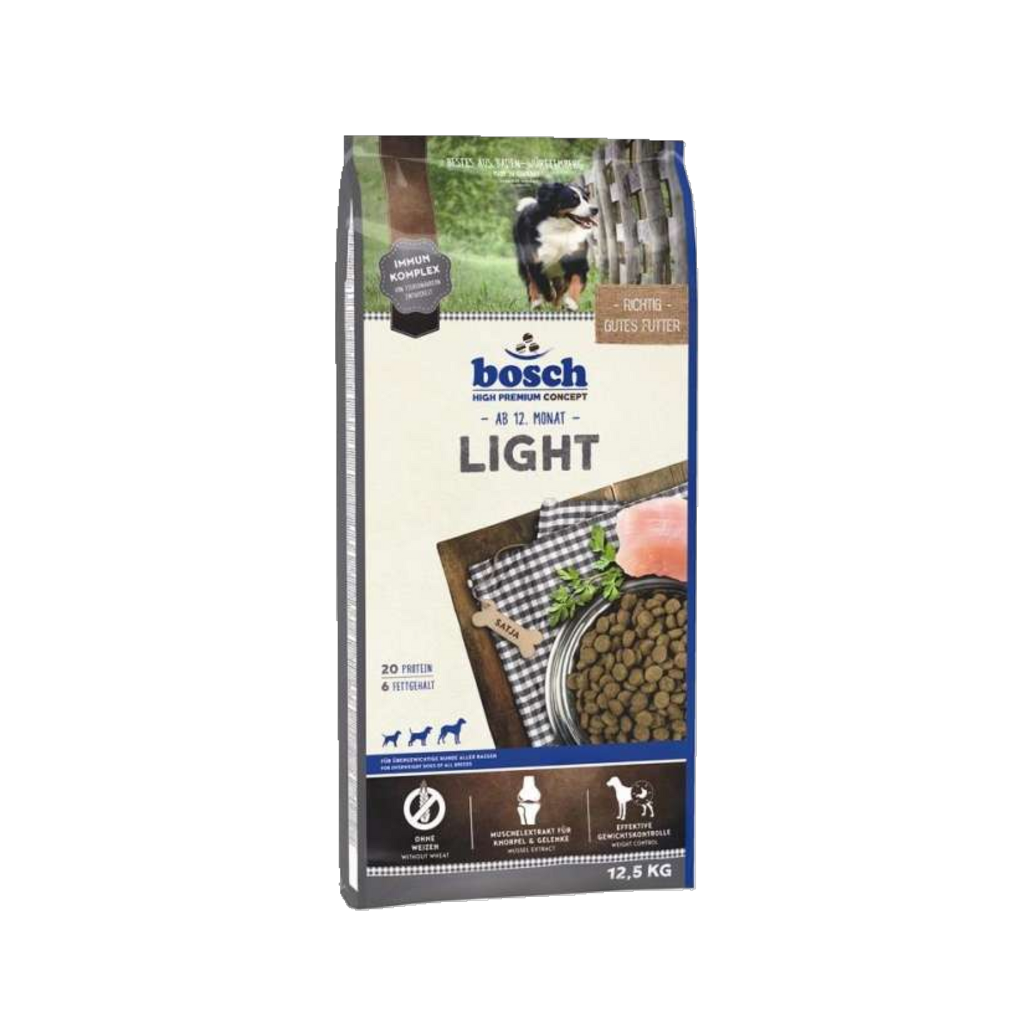 bosch Light – Für ausgewachsene Hunde mit reduziertem Energiebedarf